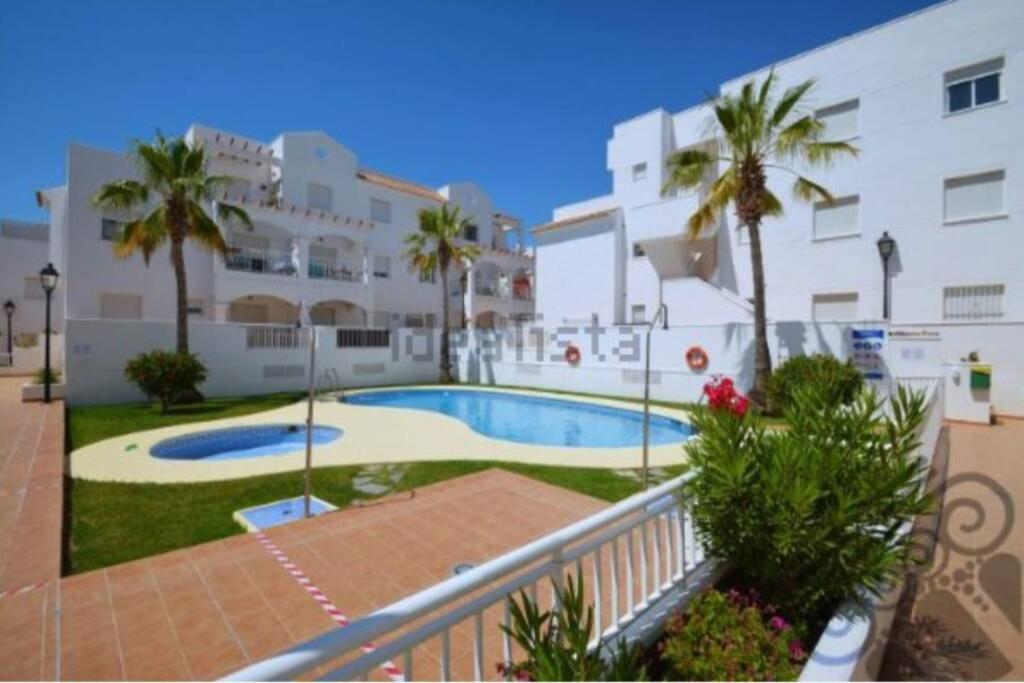 Apartamento-Solarium Playa Marina De La Torre Mojácar Exteriör bild